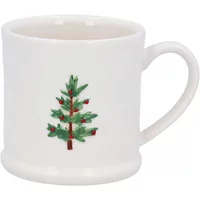 Gisela Graham Xmas Tree Stoneware Mini Mug
