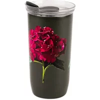 Summerhouse by Navigate Sarah Kelleher Hydrangea Dark Stone Insulated Travel Mug