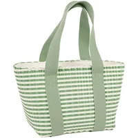 Summerhouse by Navigate Portofino 7L Woven Insulated Basket Bag Juniper Green