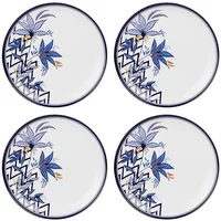 Sara Miller by Navigate Set of 4 Decorated Plates