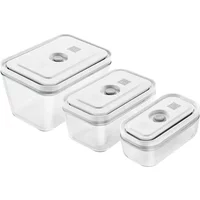 Zwilling Fresh And Save 3 Piece Set Small Medium Large Vacuum Boxes Glass