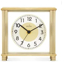 Acctim Hampden Brass Effect Mantel Clock