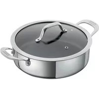Kuhn Rikon Allround 28cm Non-Stick Shallow Casserole with Glass Lid