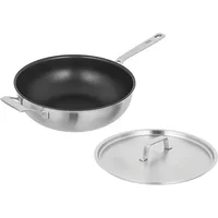 Kuhn Rikon Culinary Fiveply 28cm Non-Stick Wok/Chef's Pan with Lid and Helper Handle