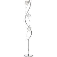 BHS Orianna Chrome Floor Lamp