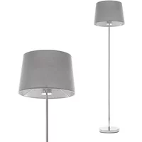 BHS Mira Touch Grey Floor Lamp