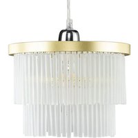 BHS Aubrey Easyfit Brass Lamp Shade