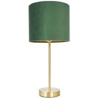 BHS Velvet Emerald Green Table Lamp