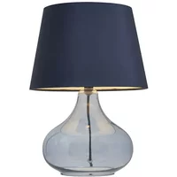 BHS Clarise Glass Cobalt Blue Table Lamp