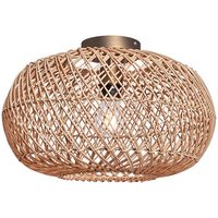 BHS Kyle 40cm Oval Natural Rattan Easyfit Shade