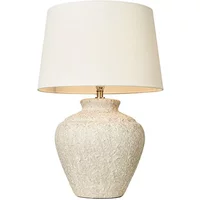 BHS Flora Stone Effect Table Lamp
