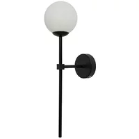 BHS Suzie USB-C Rechargeable Black Wall Light