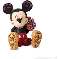 Disney Traditions by Jim Shore Mickey Mouse with Flowers Mini Figurine