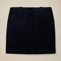 White Stuff Cora Cord Skirt Dark Navy