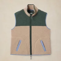 White Stuff Borg Full Zip Gilet Natural Multi
