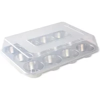 Nordic Ware Naturals Aluminium Muffin Pan with High Lid