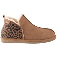 Shepherd Of Sweden Annie Slippers Leopard Chestnut