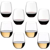 Riedel O Set of 8 Cabernet / Merlot & Viognier / Chardonnay Wine Glasses