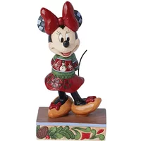 Disney Traditions by Jim Shore Holiday Ready Minnie Mouse Figurine