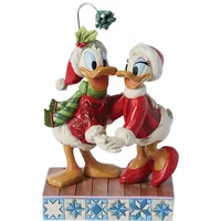 Disney Traditions by Jim Shore Merry Mistletoe Donald and Daisy Duck Figurine