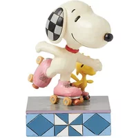 Peanuts by Jim Shore Snoopy & Woodstock Roller Skating Figurine