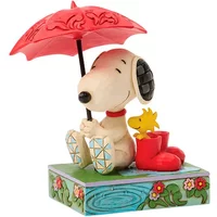 Peanuts by Jim Shore Snoopy Under Umbrella Figurine