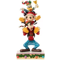 Disney Traditions by Jim Shore A Holiday Pile Up Christmas Figurine