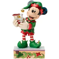 Disney Traditions by Jim Shore Mickey Elf with Train Christmas Figurine