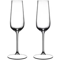 Riedel Grape Set Of 2 Champagne Flutes
