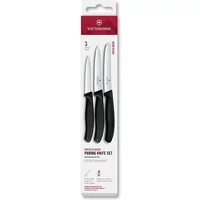 Victorinox Swiss Classic Black 3 Piece Paring Knife Box Set