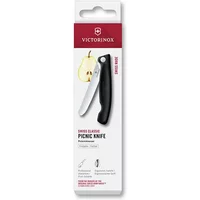 Victorinox Swiss Classic Black 11cm Straight Picnic Knife