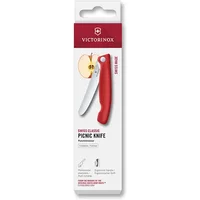 Victorinox Swiss Classic Red 11cm Serrated Picnic Knife