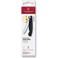 Victorinox Swiss Classic Black 11cm Serrated Picnic Knife