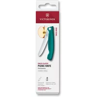 Victorinox Swiss Classic Green 11cm Serrated Picnic Knife