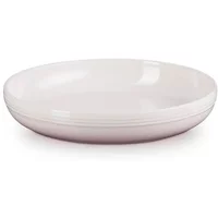 Le Creuset Shell Pink Stoneware Coupe Collection 22cm Pasta Bowl