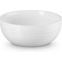 Le Creuset White Stoneware Coupe Collection 16cm Cereal Bowl
