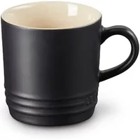 Le Creuset Satin Black Stoneware Cappuccino Mug