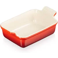 Le Creuset Cerise Stoneware Small 19cm Heritage Rectangular Dish