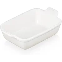 Le Creuset Meringue Stoneware Small 19cm Heritage Rectangular Dish
