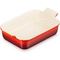 Le Creuset Cerise Stoneware Medium 26cm Heritage Rectangular Dish