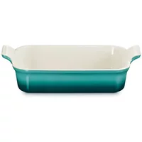 Le Creuset Bleu Riviera Stoneware 26cm Heritage Rectangular Dish