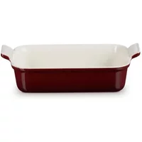 Le Creuset Garnet Stoneware Medium 26cm Heritage Rectangular Dish