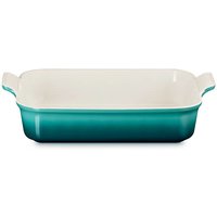Le Creuset Bleu Riviera Stoneware 32cm Heritage Rectangular Dish