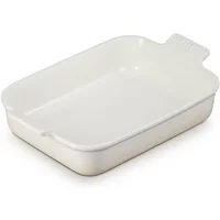 Le Creuset Meringue Stoneware Large 32cm Heritage Rectangular Dish