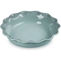 Le Creuset Sea Salt Stoneware 23cm Heritage Round Pie Dish