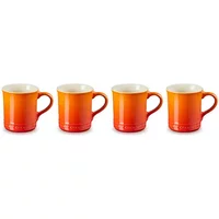Le Creuset Volcanic Stoneware Set of 4 400ml Seattle Mugs