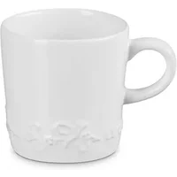 Le Creuset Holly White Stoneware 200ml Cappuccino Mug