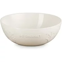 Le Creuset Meringue Stoneware La Jardin 25cm Round Serving Bowl