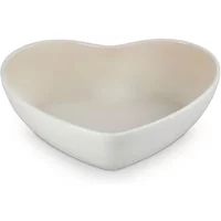 Le Creuset Meringue Stoneware 2.9L Heart Serving Bowl