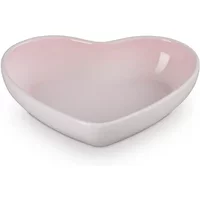 Le Creuset Shell Pink Stoneware 20cm Heart Bowl